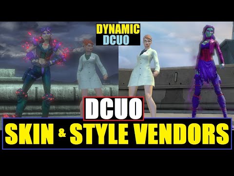 DCUO Skin, Hair & Style Vendors // DC Universe Online