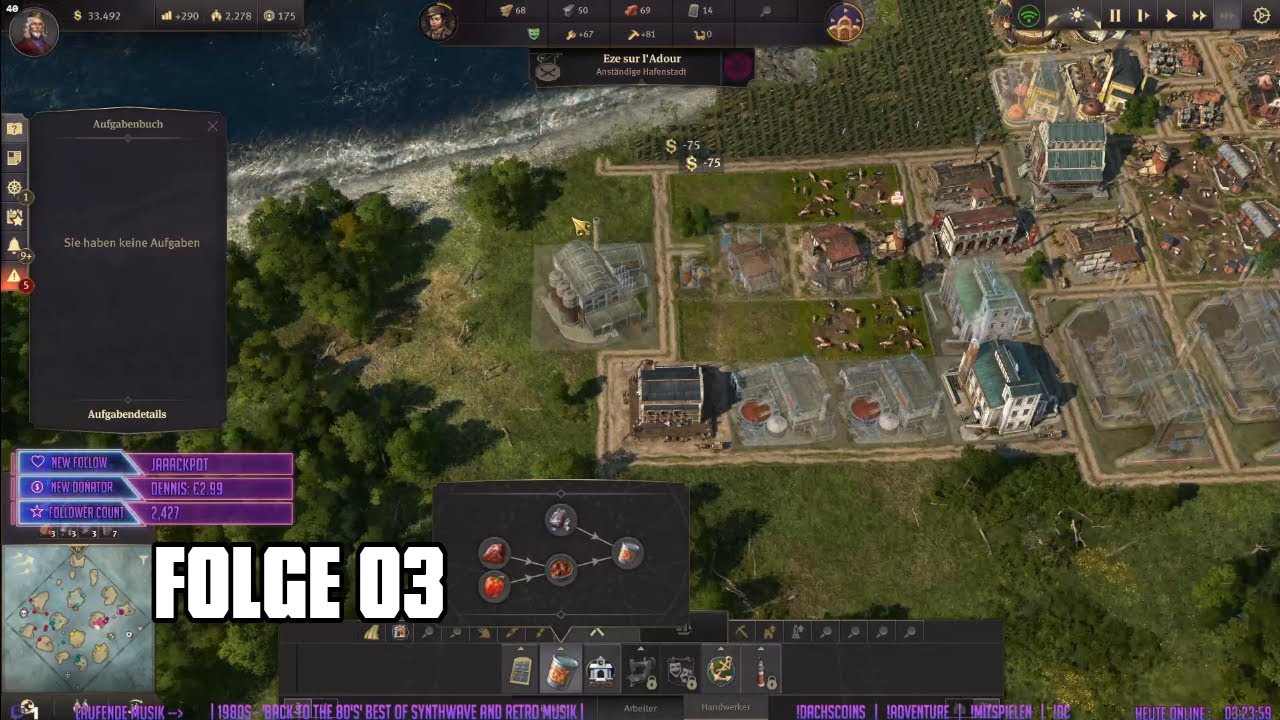 Folge 3 Anno 1800 Konserven für die Handwerker Alle DLC´s