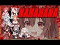 【Hololive】Korone Can't Stop Laughing While Murdering Everyone ft. Marine, Fubuki, Botan...【Eng Sub】