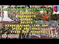 All about NCC Drill, Command, Movements, Qadwar, Visarjan and Fall out.