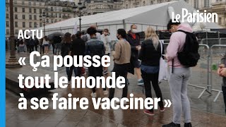 Devant le centre de vaccination à Paris : «Je suis venu parce que j’y suis contraint»