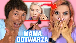 ♦ MAMA odtwarza mój najpopularniejszy tutorial 😱 Kids makeup challenge ♦ Agnieszka Grzelak Beauty