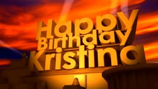 С днём рождения Кристина! Happy birthday Kristina!