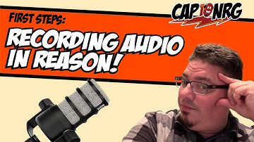 첫 번째 단계: Reason에서 오디오 녹음