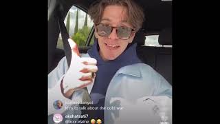 Tucker rolemodel (Emma chamberlain’s boyfriend) says he wants drake to follow him IG live 3\/10\/21