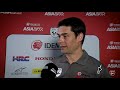 Diego Lozano talks about Race 2 | Round 1: Qatar | 2020 Idemitsu Asia Talent Cup