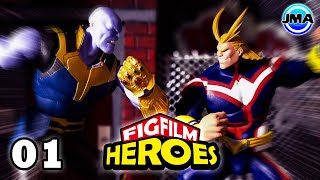 FIGFILM Heroes EP 01: Thanos vs All Might 💥 MY HERO ACADEMIA x MARVEL / Stop Motion / JM Animation