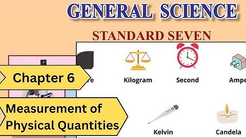 Class 7 | Science | Chapter 6 | Measurement of Physical Quantities | Maharashtra board 