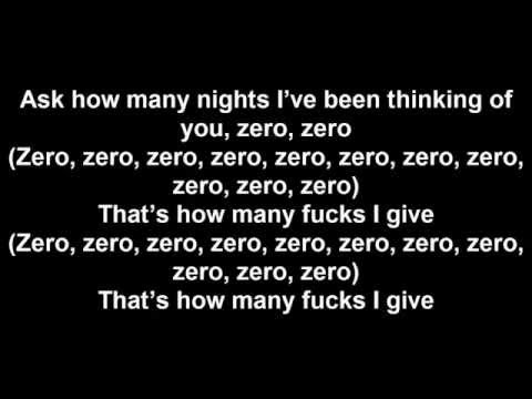 (+) Zero - Chris Brown - (Lyrics Video)