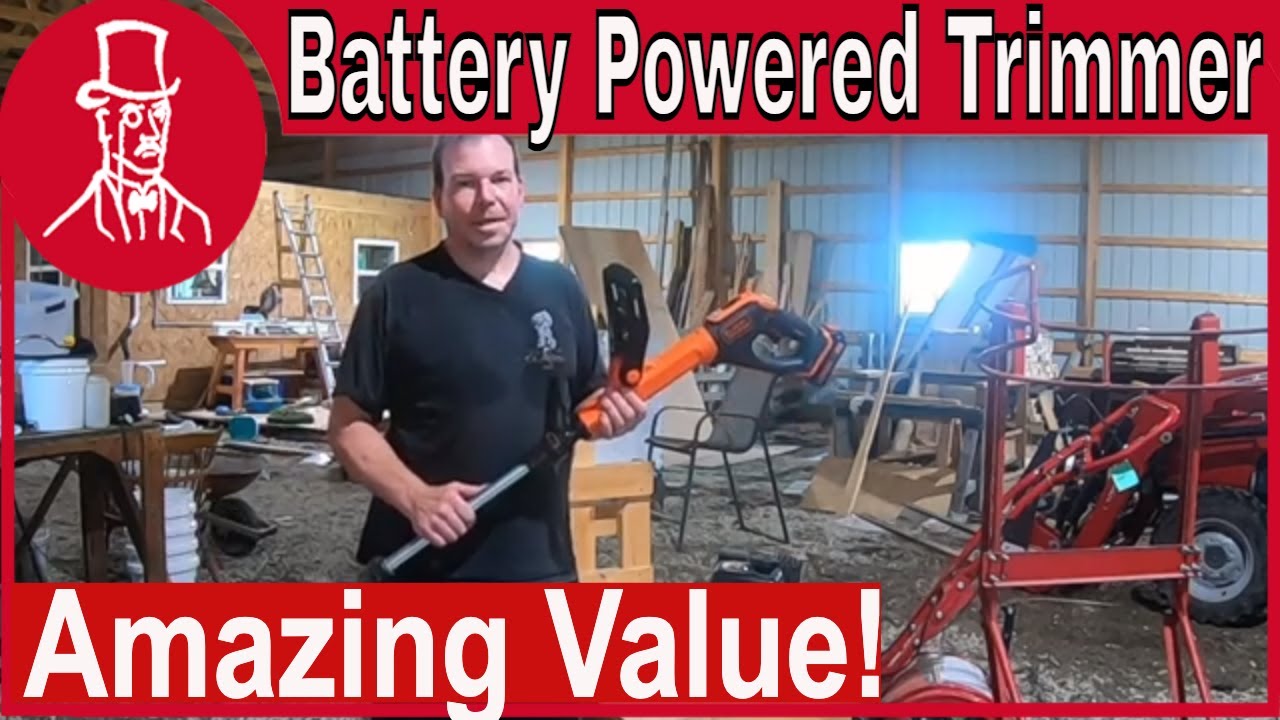 Battery Powered Trimmer Review - Black & Decker LSTE525 