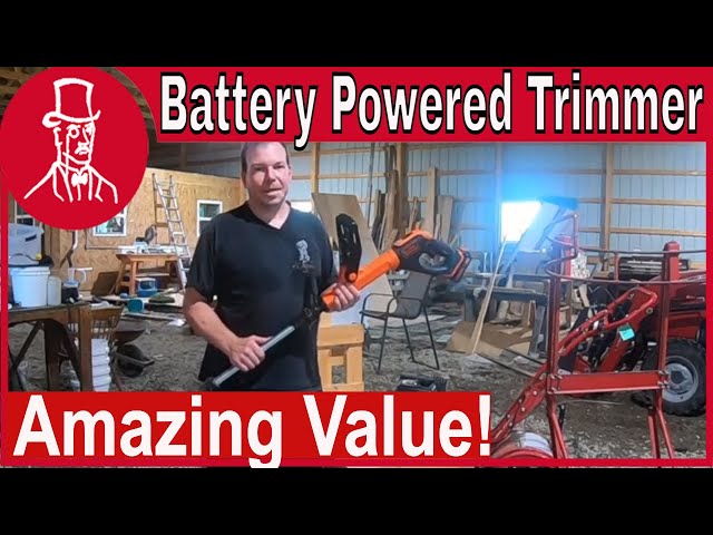 Dad Assembles & Demos BLACK+DECKER Battery-Powered Trimmer/Edger (LSTE525)  
