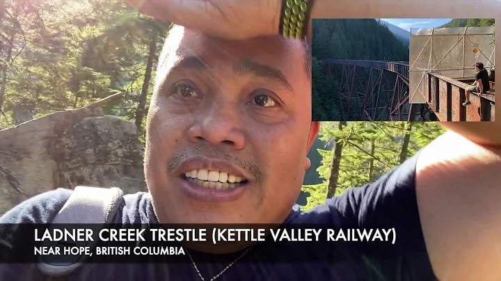 Hiking Ladner Creek trestle (historic Kettle Valle...
