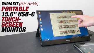sprede gaffel Grøn Portable USB-C Touchscreen Monitor from WIMAXIT (review) - YouTube