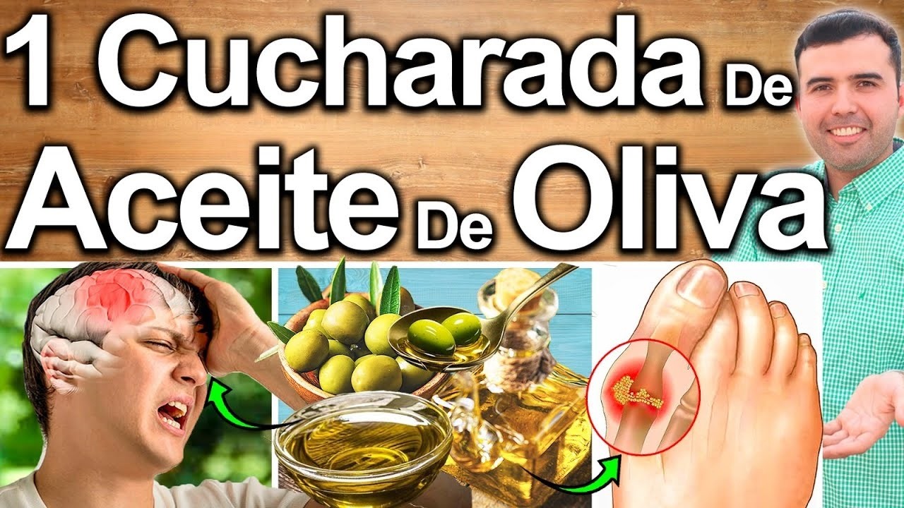 1 CUCHARADA DE ACEITE DE OLIVA EN AYUNAS LO CURA TODO - Para Que Sirve Y Contraindicaciones
