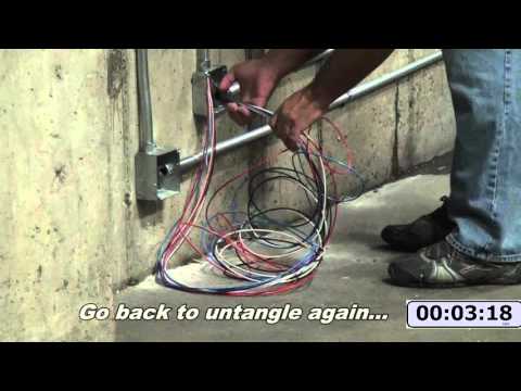 Slicknut 8 wire pull Slicknut vs. no Slicknut .750 conduit