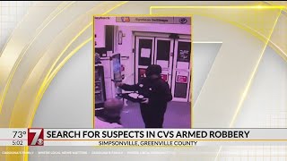 Search for suspects in CVS armed robbery