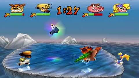 Crash Bash (PSX) - (Part 25) - (Warp Room 2) - (1/3) - (Platinum Relic Challenges)