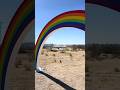 Chasing colors in the middle of the desert 🌈 brought home the coolest painting #rainbowland #travel