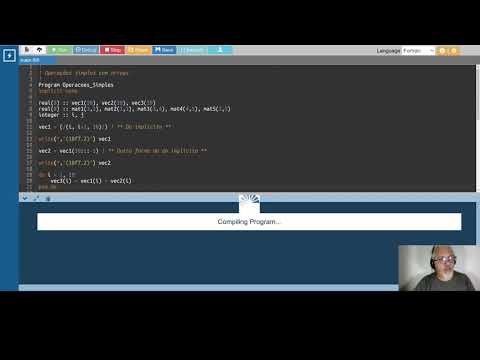 Fortran 90 - Arrays, parte 07: Operações simples com arrays