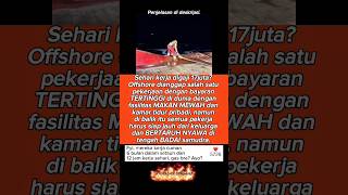 Kerja sehari digaji 17juta?☕️ gas bre?