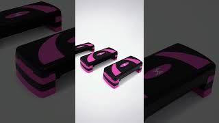 Maxstrength 3 Level Aerobic Stepper | Adjustable Cardio Platform for Home &amp; Gym Workouts