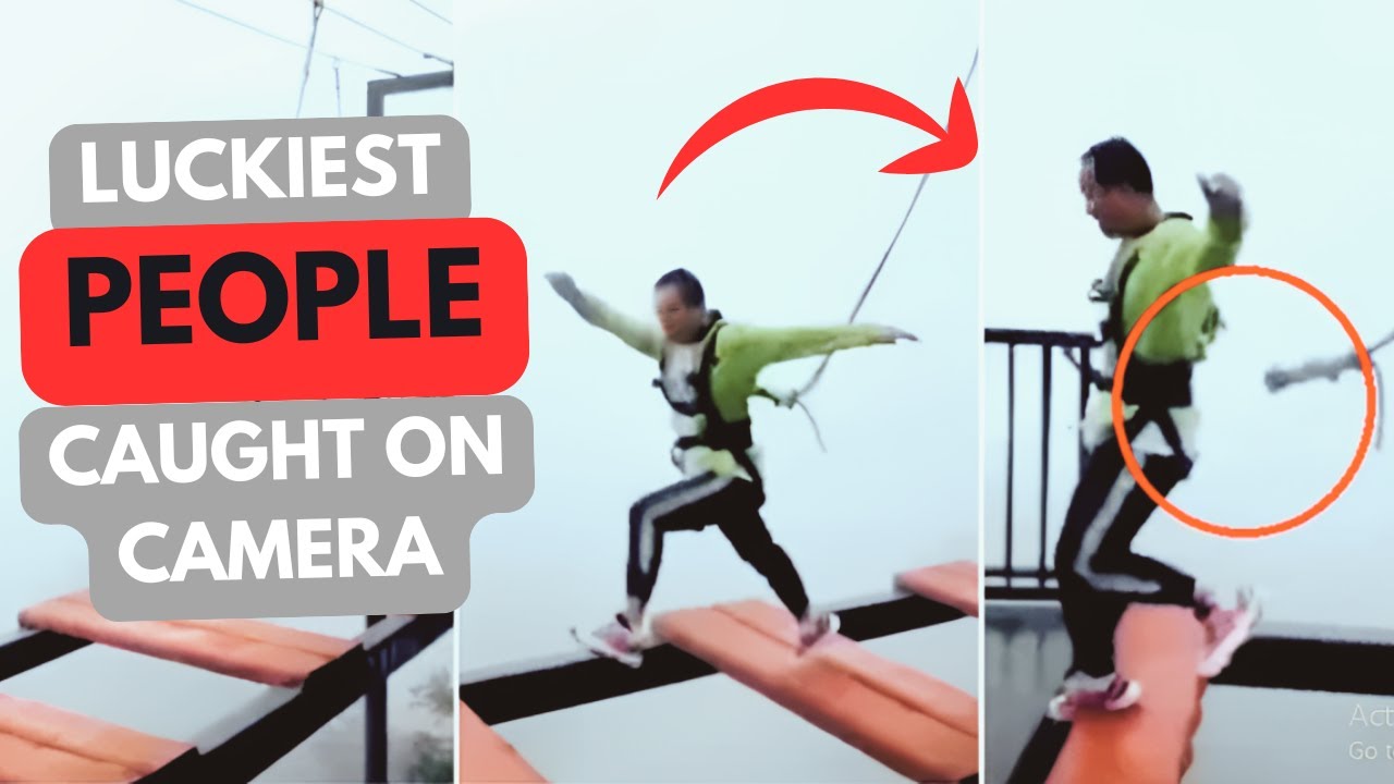 Luckiest Moments Ever Caught On Camera YouTube