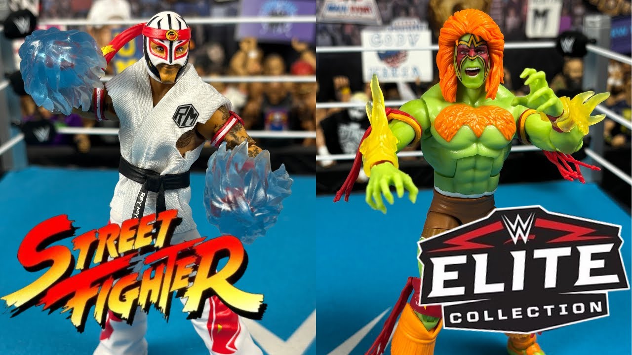 WWE STREET FIGHTER ELITE SERIES 1 FIGURE REVIEW!