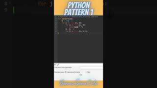 Pattern Print in Python #1 | 180 degrees triangle rotation pattern| #viralshorts #shortvideo #shorts