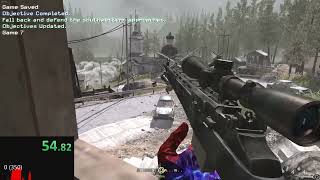 CoD 4 Speedrun Mod - Heat 2:19.22