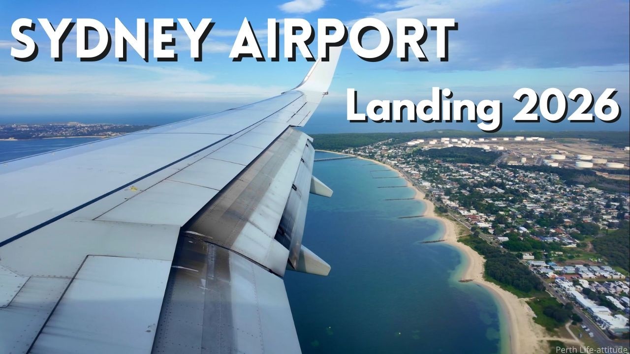 Sydney Airport Virgin Australia Landing 2026 — VA556 Boeing 737-800 Arrival from Perth (4K)