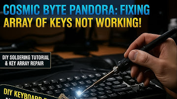 Cosmic Byte Pandora: Fix an Array of Keys Not Working (Soldering Repair)