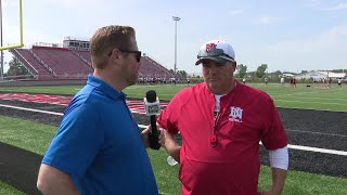 Mike Eshbach full interview at Huntington North Vikings football practice on 9/1/26