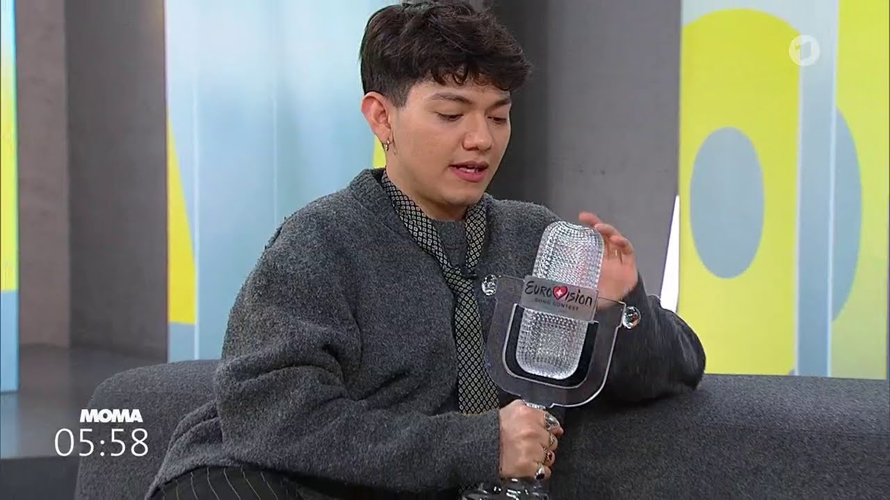 JJ (ESC - Sänger) in Talkshow - ARD/ZDF Morgenmagazin - MoMa - 22. Mai 2025 