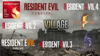 14 Resident Evil Games Tested On Android Gamehub & Winlator Snapdragon 8 Elite Gen 5