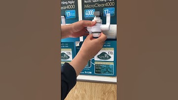 Cách tháo đầu vòi vệ sinh máy lọc nước Panasonic CJ300
