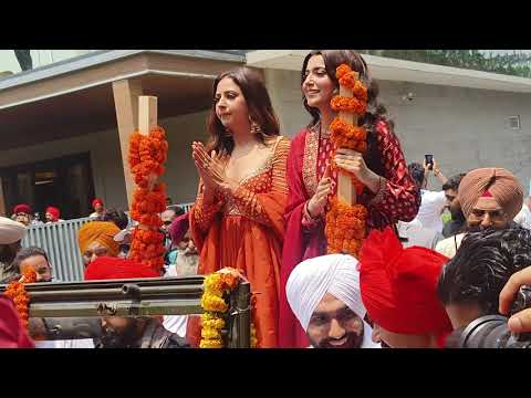 Gippy Grewal Di Nikli Barat Te Ammy Virk Banya Sarbala Ji 😀 Nimrat Khaira Te Sargun Bani Dulhan