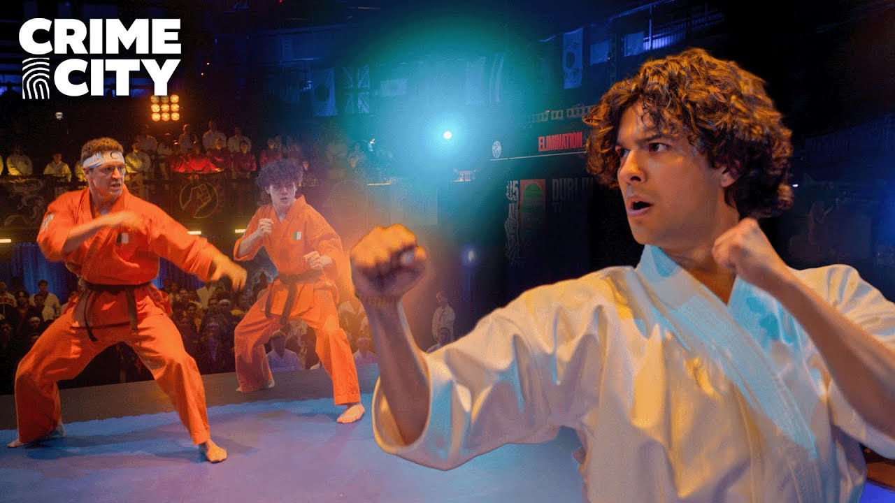 Miguel Saves Miyagi-Do by Fighting Two Guys Alone | Cobra Kai (Xolo Maridueña)