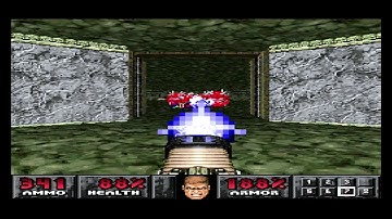 Doom (PS1) MAP 55: Fortress of Mystery (100% Kills/Secrets)