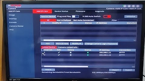 how to configure cp plus ip camera to nvr