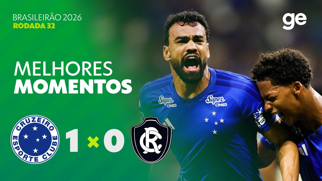 CRUZEIRO 1 X 0 REMO | MELHORES MOMENTOS | 32ª RODADA | BRASILEIRÃO 2026 | ge.globo