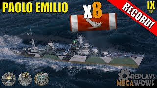 Paolo Emilio 8 Kills & 157k Damage | World of Warships Gameplay