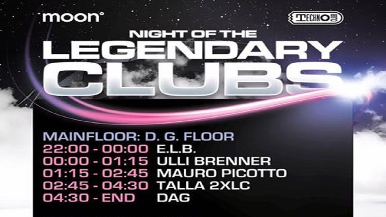 Talla 2XLC @ Night Of The Legendary Clubs | Technoclub Frankfurt | Club Moon13 (Cocoon)