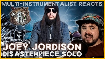 First Time Hearing Joey Jordison | Disasterpiece Drum Solo | Multi-Instrumentalist Reaction