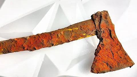 Expert Turns Old Ax into a Masterpiece & It's a Work of  Art! | ASMR