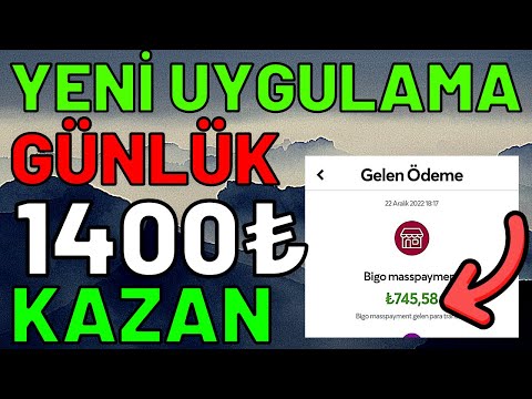 Yeni Uygulama İle Günde 1400₺ Kazan 🤑💰(ÖDEME KANITLI VİDEO) - İnternetten Para Kazanma Yolları 2022