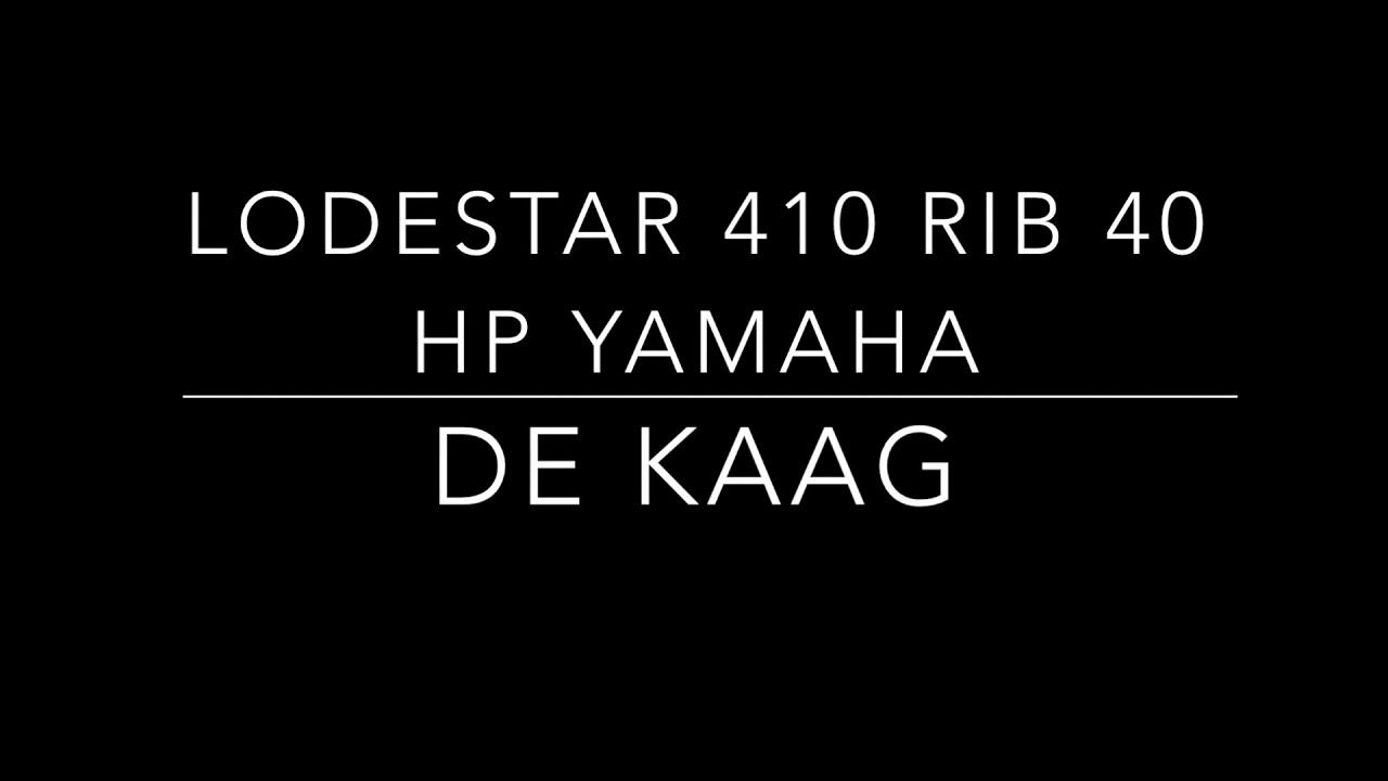 lodestar 410 rib 40 hp Yamaha