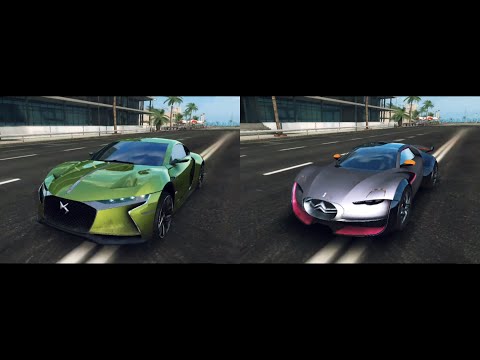 Asphalt 8 | DS E-Tense vs Old DS Survolt Performance Comparison