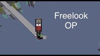 Bridging With Freelook VS Without Freelook (Minecraft) - Protest Against Hypixel Perspective Mod Ban