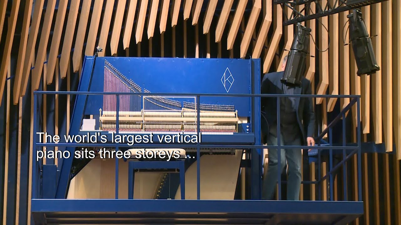World's largest concert piano strikes chord in Latvia | AFP - YouTube