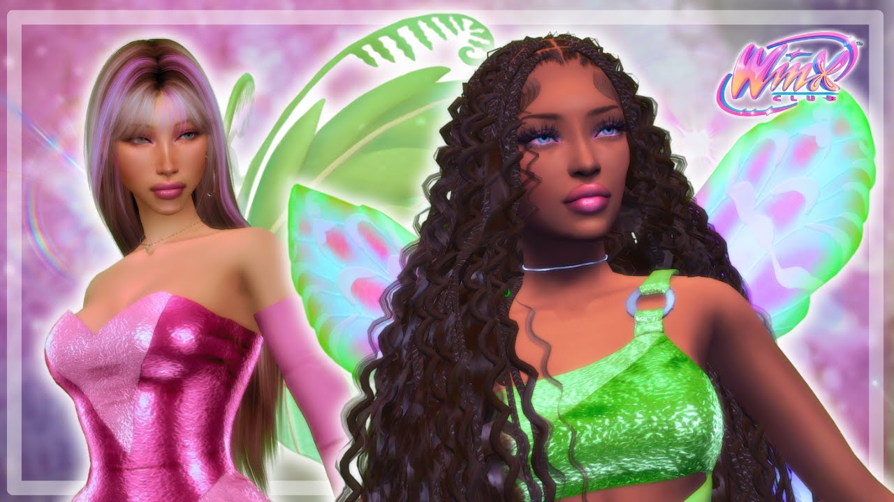 Создаю волшебный образ для моих персонажей-феек Винкс! 🧚‍♀️